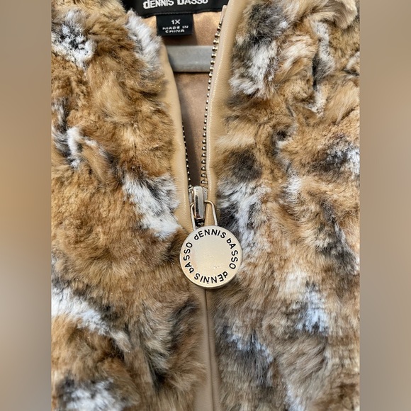 Dennis Basso Faux Fur Vest | 1X - Picture 4 of 10